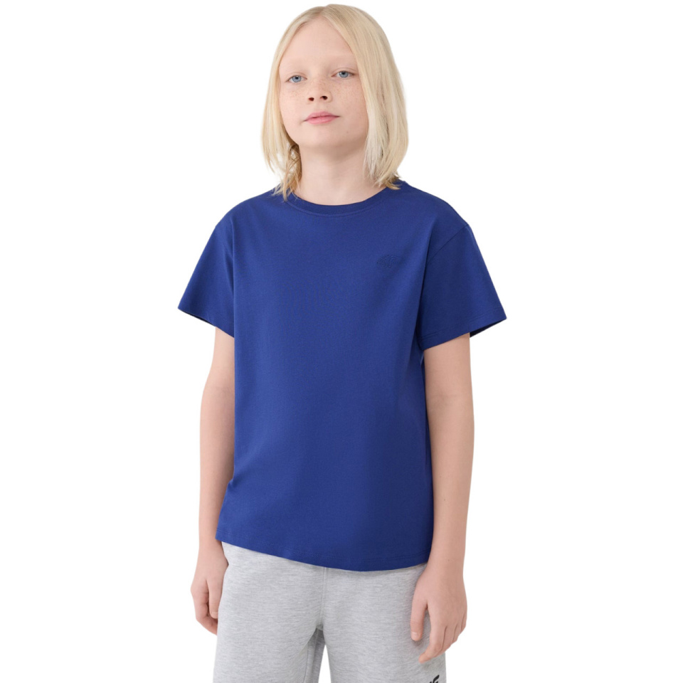 4F T-särk poistele M2324 Kobalt 4FJWSS25TTSHM2324 36S suurus 146cm