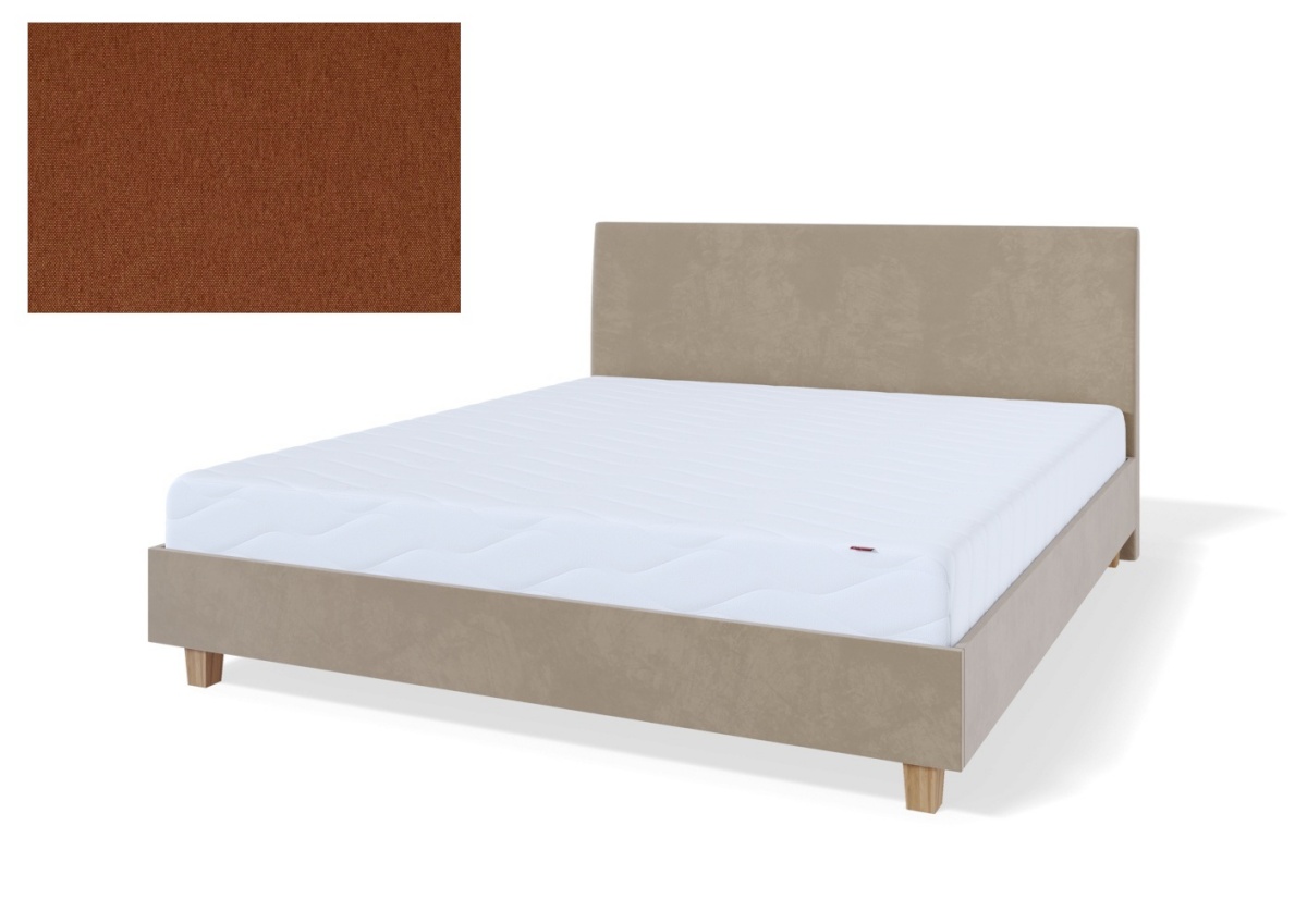 Sleepwell kontinentaalvoodi raam RED MODULAR, 160x200x20cm, FIESTA Brick oranž