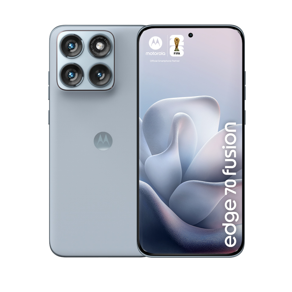 Motorola mobiiltelefon edge 70 fusion 17.2cm 6.78" Dual SIM Android 16.0 5G USB Type-C 12GB 256GB 7000mAh Light sinine