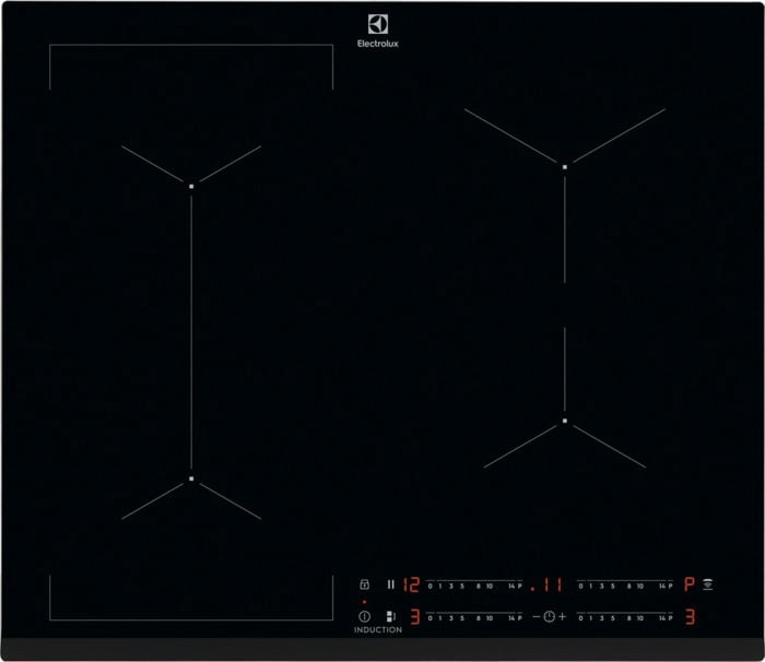 Electrolux induktsioonpliidiplaat HOB654F Series 600 Bridge Induction Hob, 60cm, must