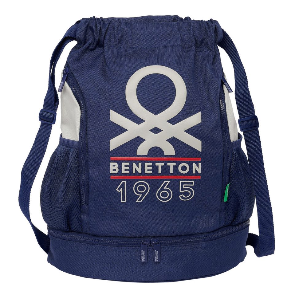 Benetton laste seljakott Varsity hall meresinine 35x40x1cm