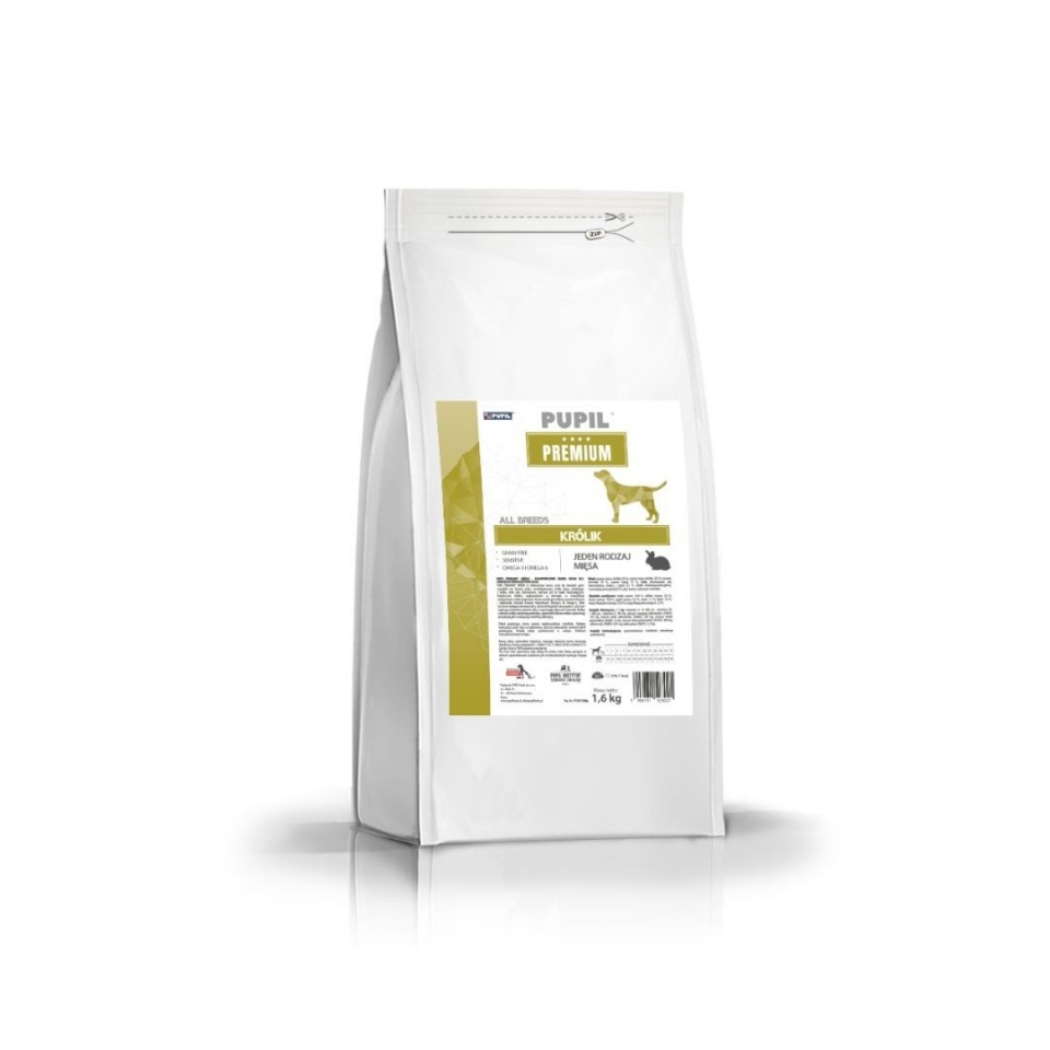 Pupil kuivtoit koerale Premium All Breeds Rabbit, 1,6kg