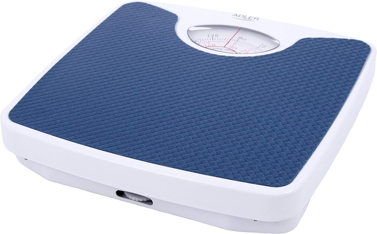 Adler vannitoakaal AD 8151b Mechanical Bathroom Scale, sinine/valge