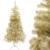 BGB Christmas Jõulupuu kuldne Metall Plastmass 240 cm