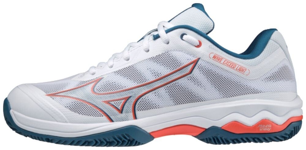 Mizuno tennisejalatsid WAVE EXCEED LIGHT CC valge/punane/sinine - suurus 40