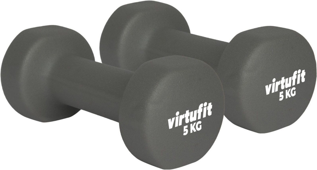 Virtufit hantlid Vinyl Dumbbell Set Pro 2 x 5kg