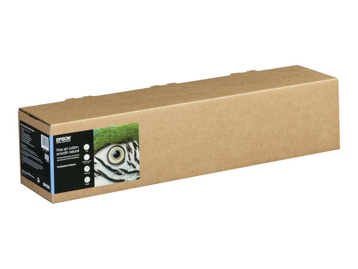 Epson fotopaber Fine Art Cotton Smooth Natural Matte 300 g/m² 24" x 15m