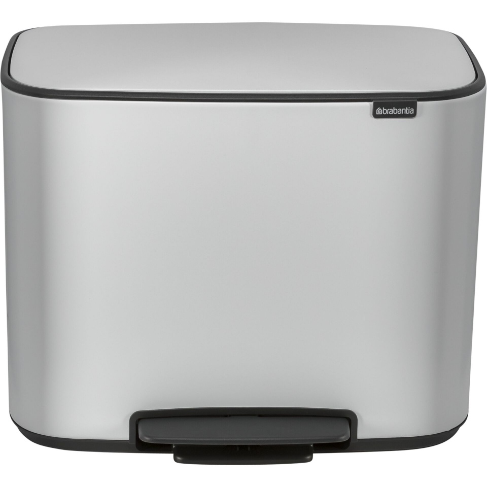 Brabantia prügikast Bo Pedal Bin 3 x 11L, valge