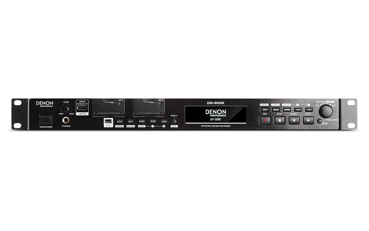 Denon Pro rack mõõdus võrgu audio salvestaja DN-900R