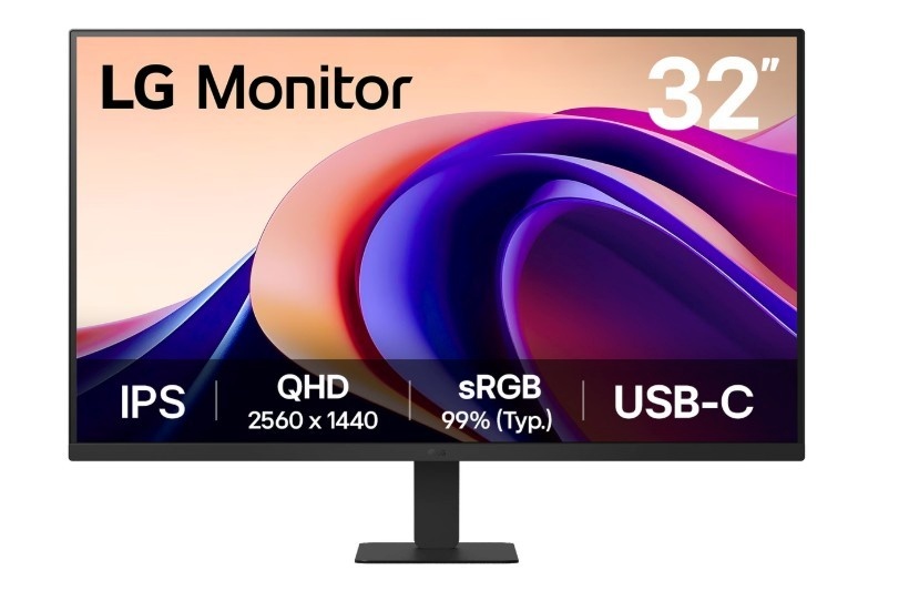 LG monitor 31.5 inches 32U631A-B QHD 100Hz IPS HDR10