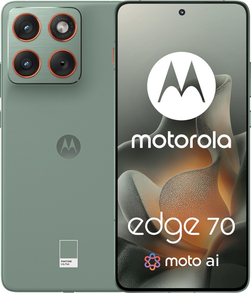 Motorola mobiiltelefon Edge 70 6.7" Dual SIM Android 16 USB Type-C 12GB 512GB 4800mAh roheline