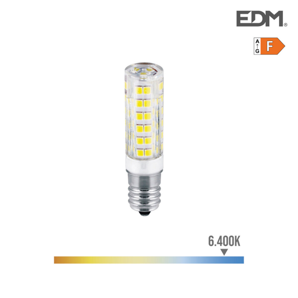 EDM LED pirn Torukujuline F 4,5 W E14 450 lm Ø 1,6x6,6cm (6400 K)