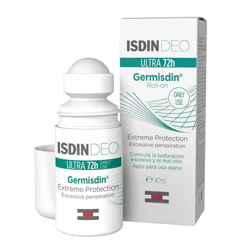 Isdin Rull-deodorant Germisdin Rx Antiperspirant 72 tundi 40ml