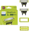 Philips vahetusterad QP624/50 360 OneBlade Set for Face + Body, 2tk, must/roheline