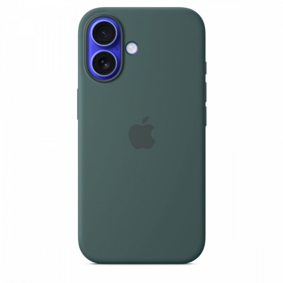 Apple kaitsekest Silicone case with MagSafe for iPhone 16 - lake Green