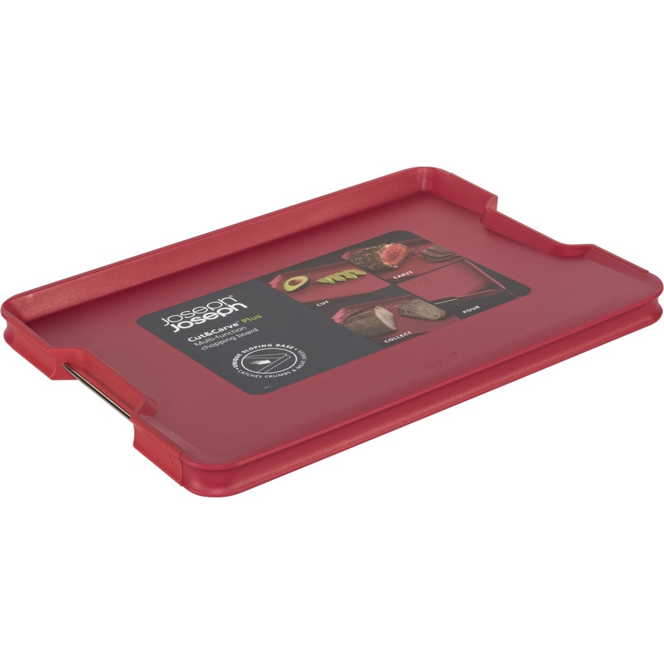 Joseph Joseph lõikelaud Cut&Carve Plus Multi-functio.Red Chopping Board