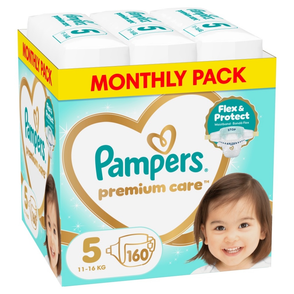 Pampers mähkmed Premium Care Teipmähkmed, suurus 5, 160 tk