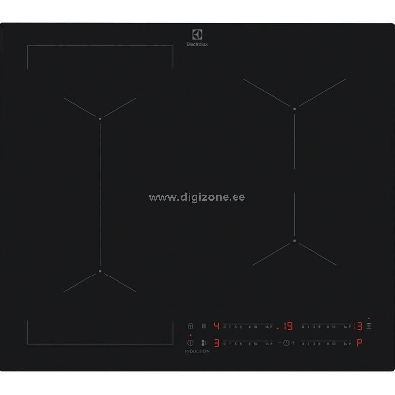 Electrolux integreeritav induktsioonplaat CIV63449CT Series 600 SaphirMatt SE® Hob2Hood Built-In Induction Hob, 59cm, must