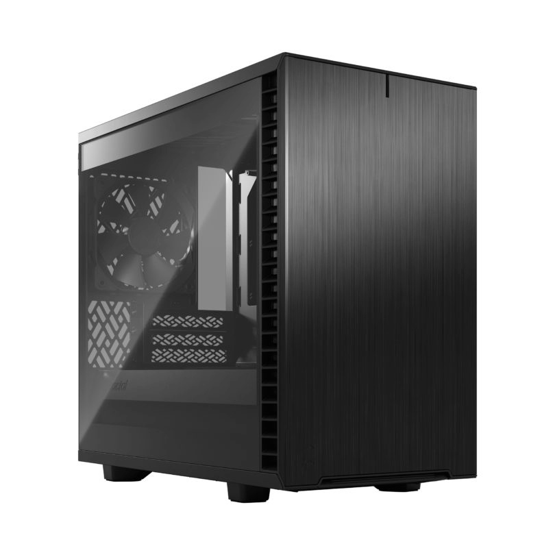 Fractal Design korpus Define 7 Nano, TG Light Tint, Mini ITX, Mini-DTX, must