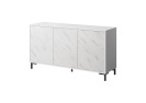 Cama Meble puhvetkapp MARMO 3D chest 150x45x80,5cm valge matt/marble valge