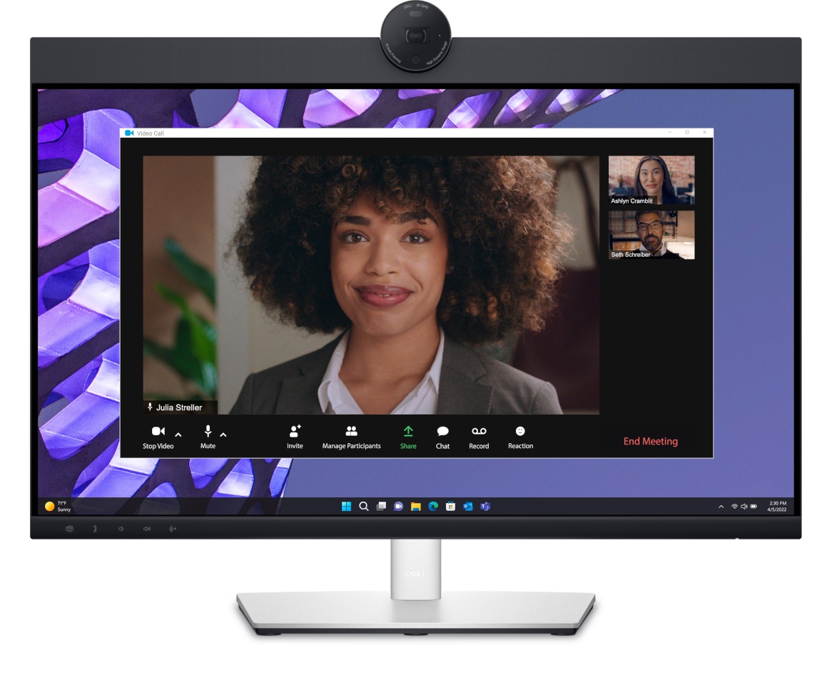 Dell monitor Monitor P2424HEB 24" IPS 1920 x 1080 pixels 16:9 8 ms 250 cd/m² must, hõbedane 60 Hz HDMI ports quantity 1