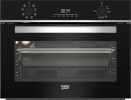 Beko integreeritav kompaktahi BBCM13300X Compact Oven, 45cm, must