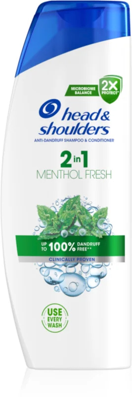 Head & Shoulders šampoon Menthol Fresh 2in1 250ml, unisex