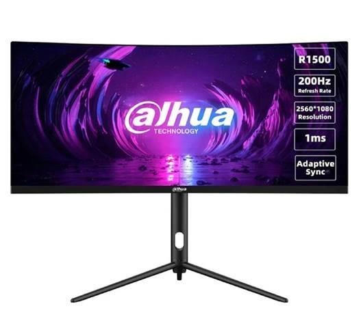 Dahua monitor dahua dhi-lm30-e330ca 30" /curved/21:9 Va 2560x1080 21:9 200hz 1Ms, swivel, tilt, must lm30-e330ca