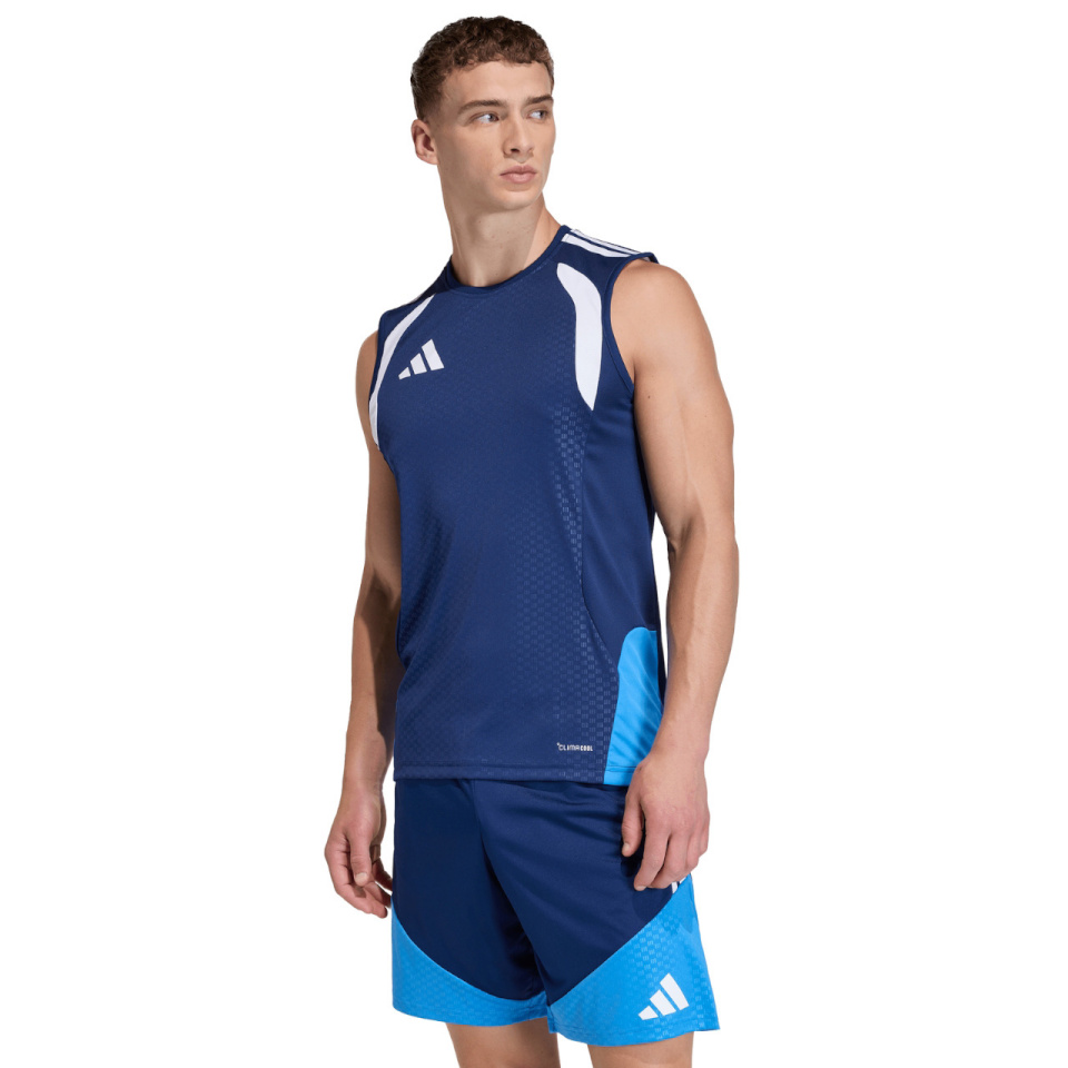 Adidas Teamwear T-särk meestele Tiro 26 Competition Sleeveless Jersey tumesinine JY6433 suurus S