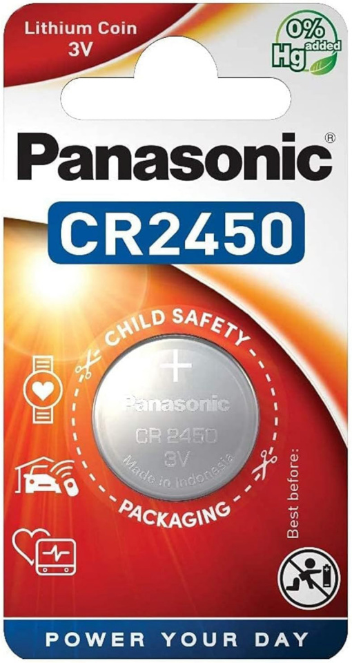 Panasonic patarei CR2450/1B