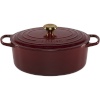 Le Creuset malmpott Signature Oval Roasting Pan, 31cm, Garnet, punane