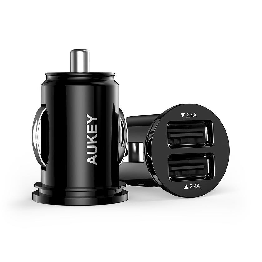 AUKEY autolaadija CC-S1 UltraFast 2xUSB Car Charger AiPower 4.8a 24W