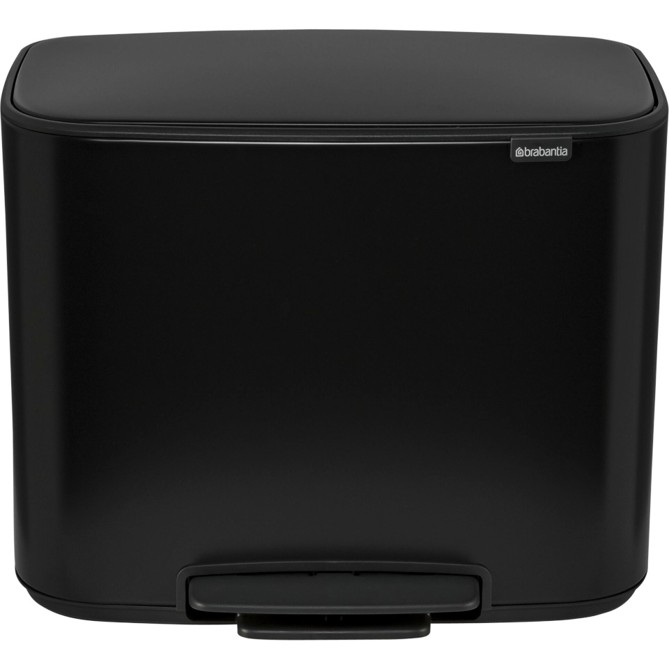 Brabantia prügikast Bo Pedal Bin 3 x 11L, must