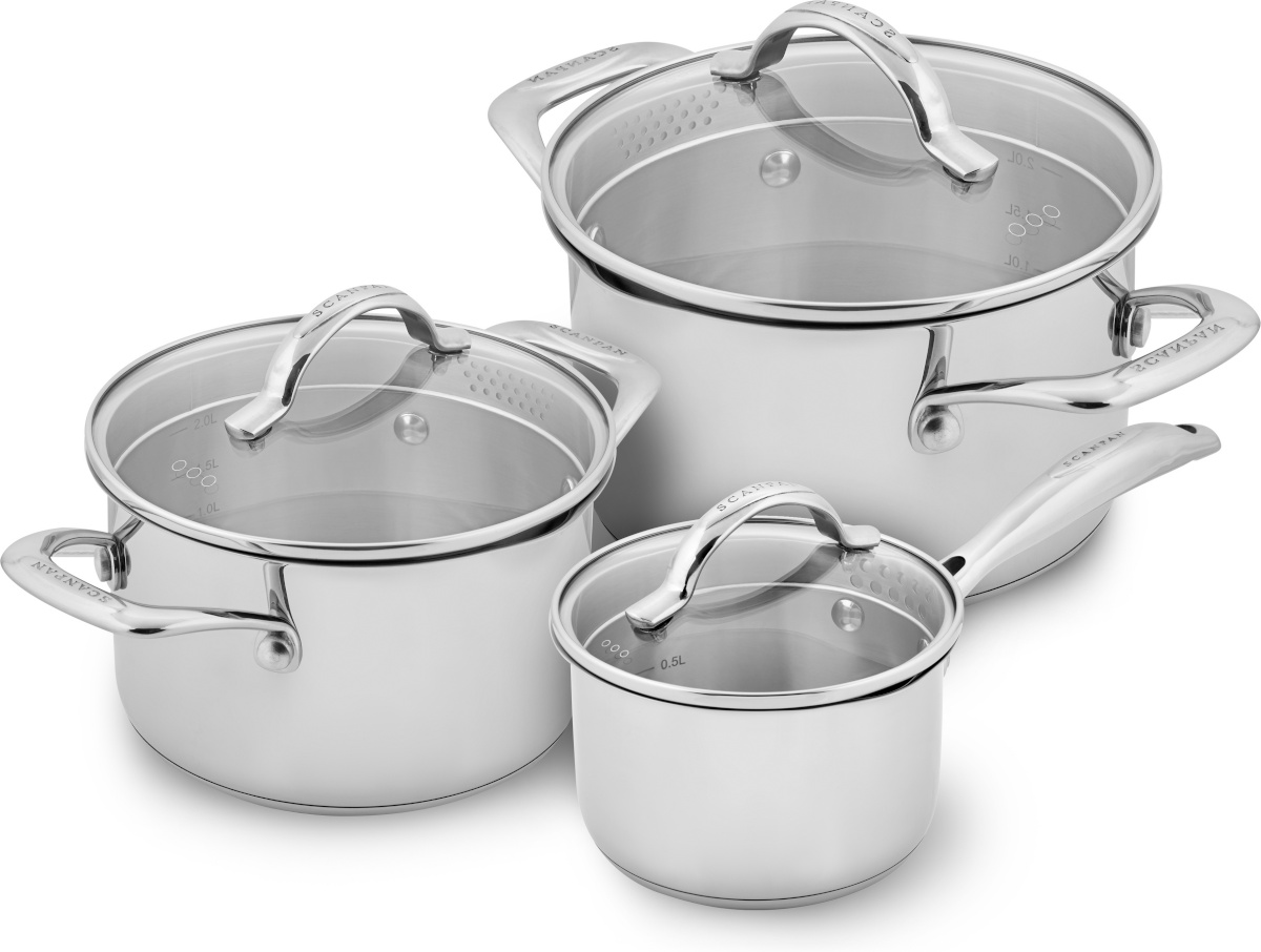 Scanpan STS 3-osaline boileri komplekt 1,8 l, 3,4 l & 4,8 l