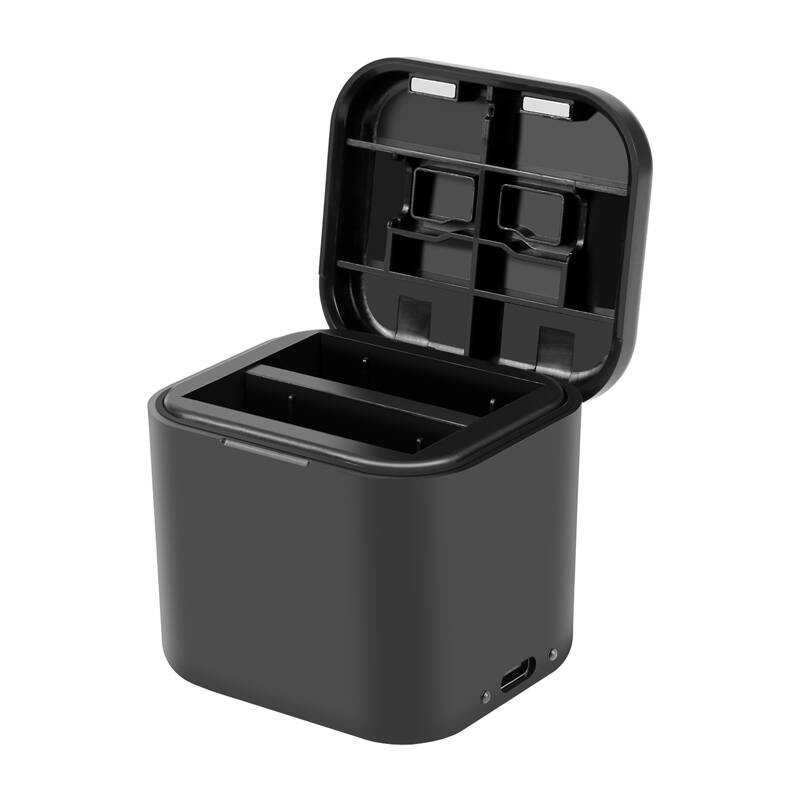 Puluz Charger + memory card case for Insta360 Ace / Ace Pro / Ace Pro 2