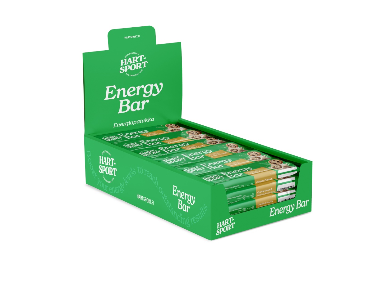 Hart Sport valgubatoon Hart-Sport energiabatoon Cookie Crunch energiabatoon, 55 g, 18 tk pakis