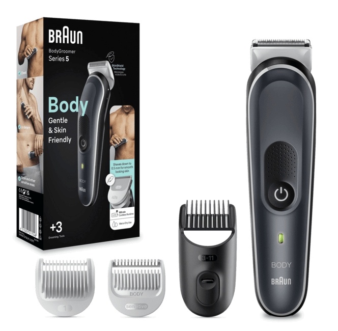 Braun raseerija BodyGroomer 5 BG5340 with SkinShield 
