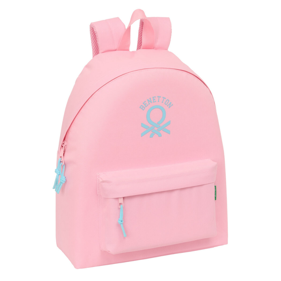 Benetton seljakott Rosa pastel roosa 33x42x15cm