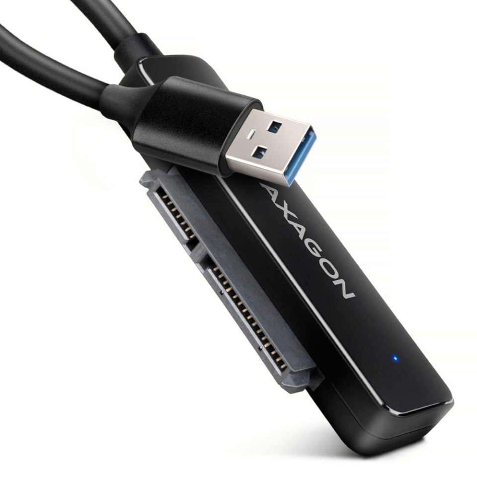 Axagon kettaboks ADSA-FP2A adapter USB-A 5Gbps HDD/SSD SATA6G 2.