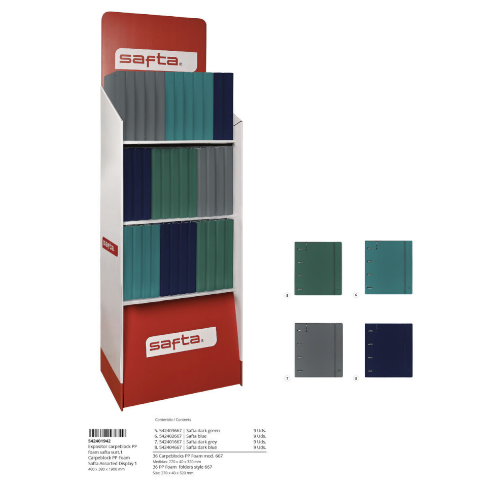 Safta Kooli komplekt 40x190x38cm