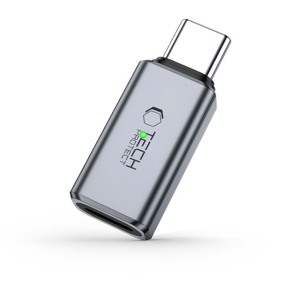 Tech-Protect ULTRABOOST AUDIO ADAPTER TYPE-C TO LIGHTNING GREY