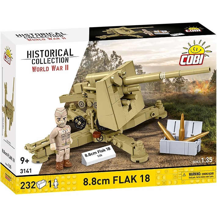 Cobi klotsid Blocks 8,8 cm Flak 18 232 pieces 1:35