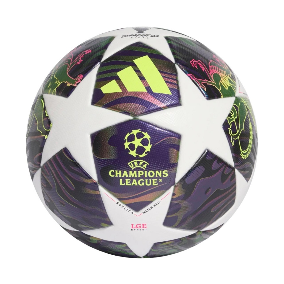 Adidas jalgpall UCL 25/26 Street Ball valge-violetne JX9088 SOCI