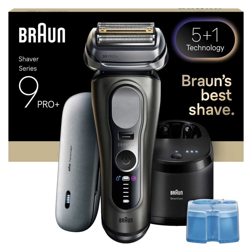 Braun pardel Series 9 PRO+ 9675CC Wet & Dry Pro SensoAdapt Shaver with SmartCare Station, hall