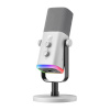 Fifine AM8W dynamic microphone with stand (valge)