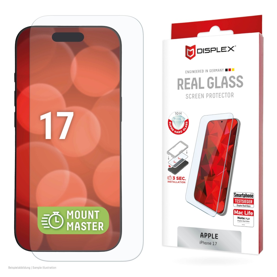 Displex kaitseklaas Apple iPhone 17 Real Screen Glass MM By Transparent