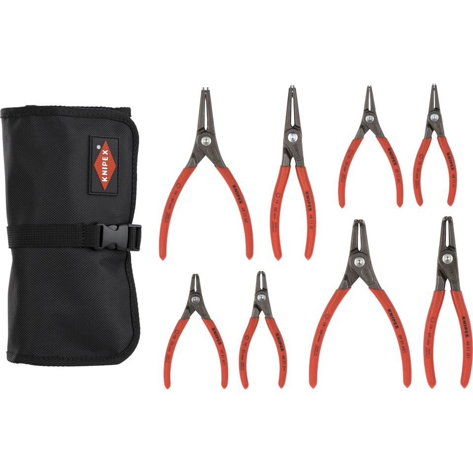 Knipex tööriistakomplekt Circlip Pliers Set Case with 8 Pliers