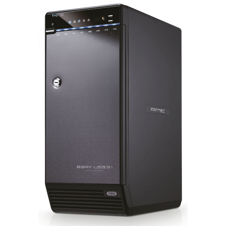 Fantec kettaboks QB-X8U31 8x 3.5" SATA HDD USB3.1