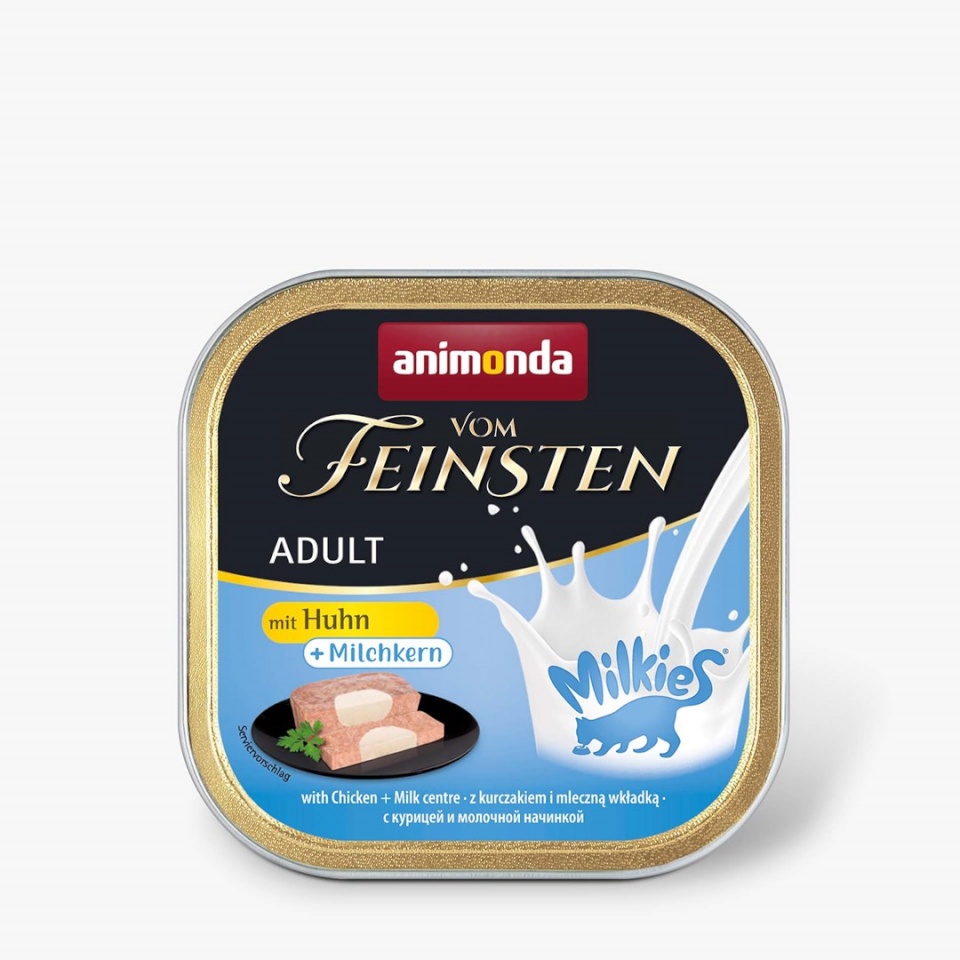 Animonda kassitoit Vom Feinsten Adult Milkies with Chicken and Milky Filling, 100g