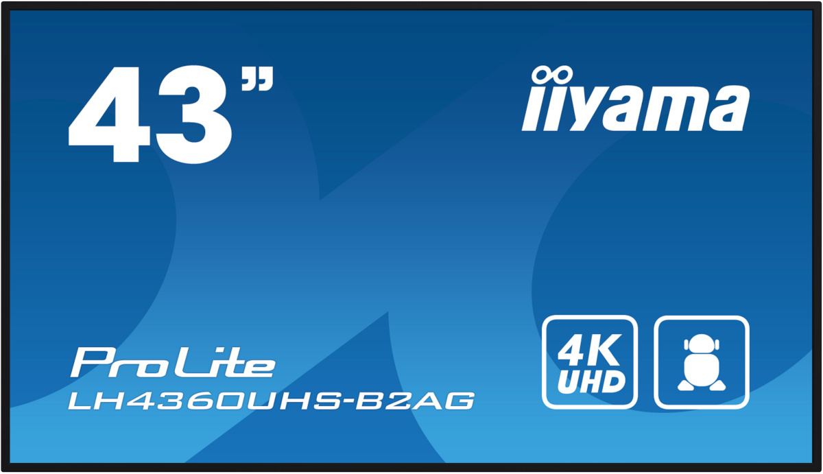 Iiyama esitlusekraan Digital Signage ProLite LH4360UHS-B2AG LH4360UHSB2AG (LH4360UHS-B2AG)